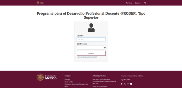 Asesoría en la creación o actualización del perfil PTC en el “Módulo para la Captura de Currículum” del PRODEP
